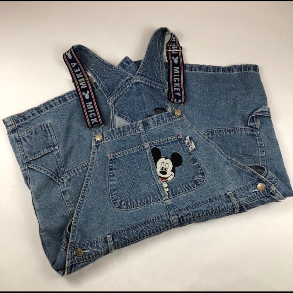 Vintage 1990s Mickey Mouse Overalls